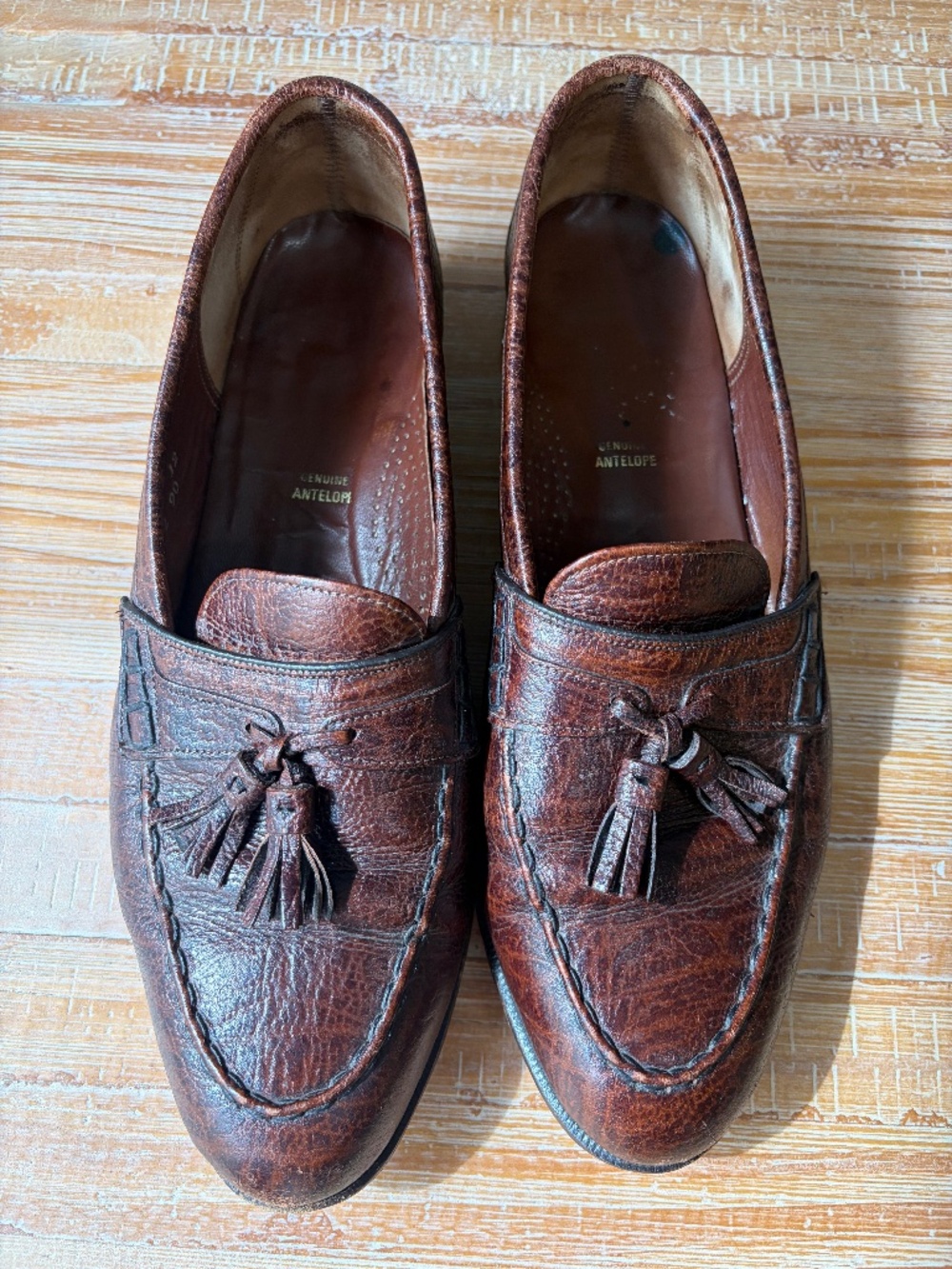 Vintage Men’s Antelope Leather Loafers